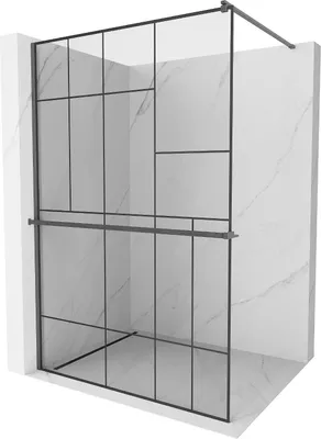 Obrázok produktu pre Mexen Kyoto+ Sprchová stena s policou 70x200 cm čierna
