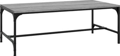 Immagine prodotto di Tavolino grigio Sonoma 100x50x35 cm in materiale ligneo