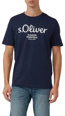 Produktbild von s.Oliver Baumwoll-T-Shirt mit Logo-Print