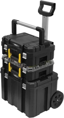 Immagine prodotto di Stanley Fatmax Workshop Trolley Chest 3 Modules FMST1-80103 Modular trolley with handle