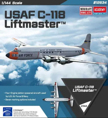 Immagine prodotto di Kit aeromodelli 12634 - USAF C-118 Liftmaster (1:144)
