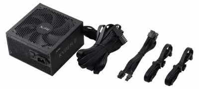 Produktbild von XPG KYBERII750G-BKCGB, 750 W, 100 - 240 V, 47 - 63 Hz, 10 A, 20 A, 62,5 A