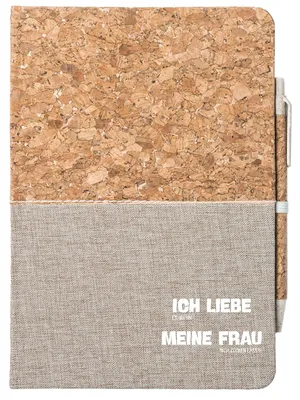Produktbild von Huuraa Notizbuch A5 Liebe es wenn meine Frau mich zocken lässt 80 Blatt inkl. Kugelschreiber Tagebuch Geschenkidee