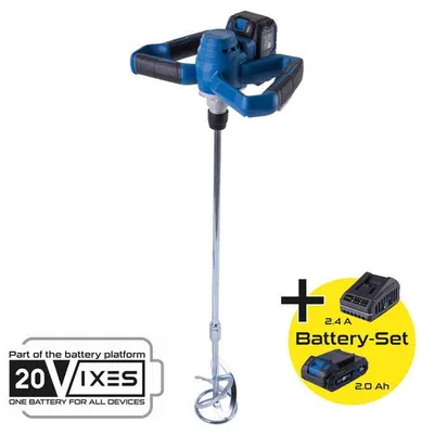 Immagine prodotto di BC-PMX100-X Cordless Mixer - SET L - 1000W - SCHEPPACH 20V IXES - 4Ah Battery + 2.4A Charger