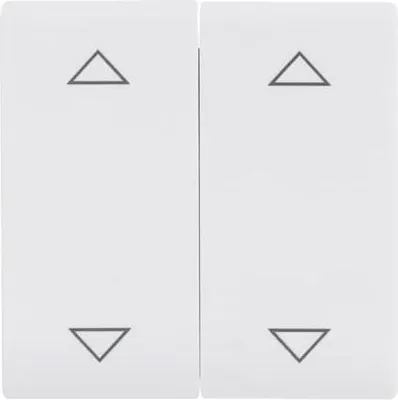 Produktbild von Busch-Jaeger Wippe mit Aufdruck mit Symbol Pfeil hoch/runter KNX-Tasterankopplung 2CKA001751A3099 1785 JA/02-84