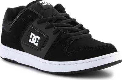 Produktbild von DC Shoes Manteca 4 Herren Schnürung Leder Court Turnschuhe Schwarz Weiß – 9 Großbritannien - 43 EU - 10 US / Schwarz-Weiss