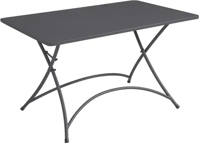Immagine prodotto di Tavolo rettangolare pieghevole 120x70cm piano bar giardino esterno