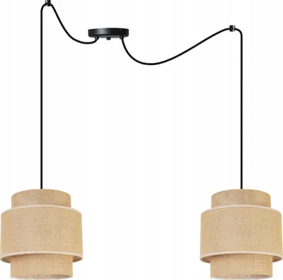 Image de Suspension, lustre, abat-jour, Boho Juta