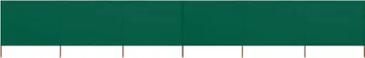 Produktbild von Cloris Designermöbel 6-teiliges Windschutzgewebe 800 x 160 cm Grün 2024 Neu