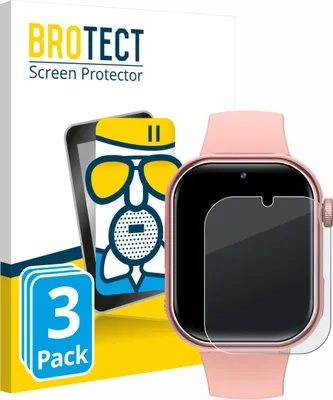 Produktbild von 3x BROTECT Entspiegelungs Schutzglas für Naixues Kids Smartwatch GPS Schutzfolie Panzer Folie Glas Display Schutz matt