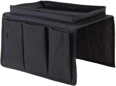 Produktbild von Gemeubileerde zijtafel met opberghouder voor bankarmleuning