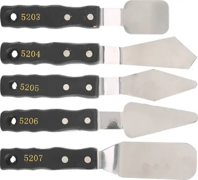 Zdjęcie produktu dla Noże do palet, szpatułka do palet, nóż do farb akrylowych, nóż do farb artystycznych, szpatułka do noży do farb, nóż do farb akrylowych olejnych
