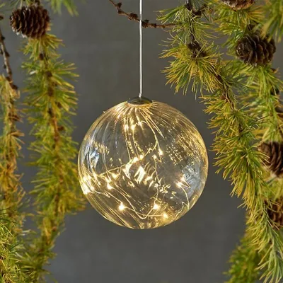 Produktbild von Sirius LED Leuchtkugel Wave Ball 16 LED warmweiß 10cm batteriebetrieben klar