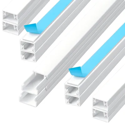 Produktbild von Solidchoice – 4 Meter langes, selbstklebendes Kabelkanalsystem für die Kabelorganisation