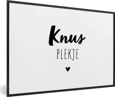 Produktbild von MuchoWow® Gerahmtes Poster Zitate - Gemütliches Plätzchen - Garten - Text 30x20 cm - Poster mit Schwarzem Bilderrahmen Wandposter Rahmen Foto Bilder - Kunstdruck - Bild-Poster
