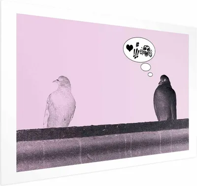Produktbild von Posterpapier Poster - Courtship 30x21 cm Tiere g-A-0156-ao-a