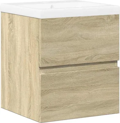 Immagine prodotto di vidaXL Set di mobili da bagno 2 pezzi in legno di quercia Sonoma