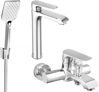 Produktbild von Mexen Pecos R62 Badewannenset, Chrom - 72713R62-00