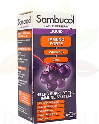Image de Sambucol Immuno Forte liquide, 120 ml