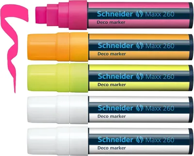Produktbild von Schneider Decomarker Maxx 260 sortiert Box 5 Stück