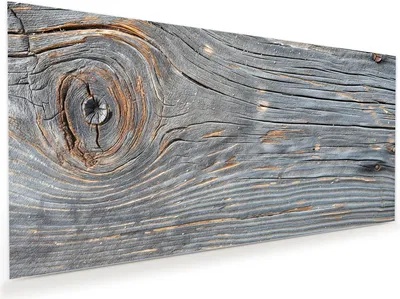 Produktbild von Glasbild 110x55cm in XXL für Wohnzimmer, Schlafzimmer Motiv Holzstruktur Vintage
