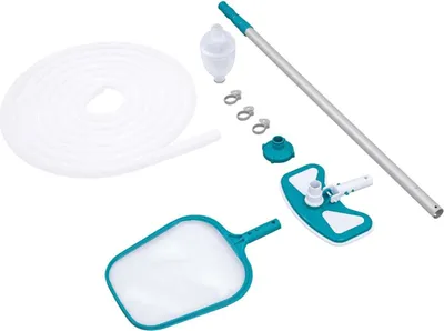 Obrázek produktu pro Bestway 58234 - Základní sada pro péči o bazén AquaClean s bazénovým vysavačem a padací sítí pro bazény do velikosti 610 cm