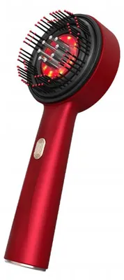 Obrázek produktu pro Elektrický masážní kartáč pro růst vlasů a relaxaci SPA Červený
