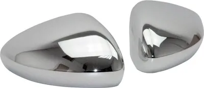 Image de Coques de rétroviseurs Couverture de rétroviseur pour Fiat Tipo 2016-2025 Chrome ABS Argent 2pcs