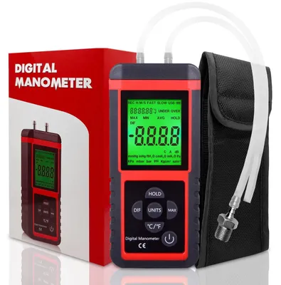 Digitaler Manometer, Dual-Port, ±2,999 psi, 12 Einheiten, 32-Bit MCU