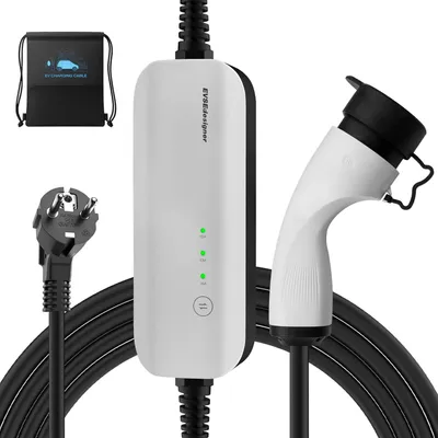 Obrázek produktu pro Mobilní nabíječka pro elektromobily, typ 2, se zástrčkou Schuko - 6 metrů - jednofázová - 3,6 kW