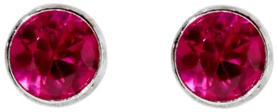 Produktbild von Miamar SMO20 Damen Silber Ohrstecker Pink