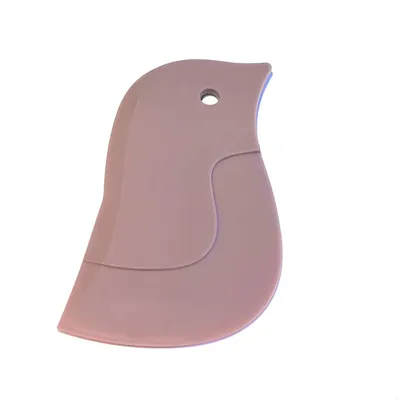 Productafbeelding van Deegschraper van siliconen 13 cm in paarse kleur