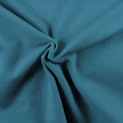 0,5m Baumwoll-Jersey uni Meterware Jersey-Stoff sthalblau