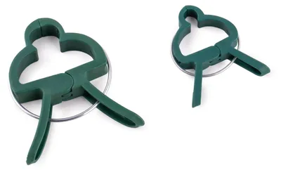 Productafbeelding van Plantenclips plantenklemmen tuinplantenclips - 20 stuks - 2 maten - Herbruikbaar - Donkergroen
