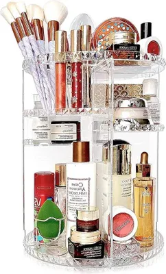 Produktbild von Drehbarer Make-up-Organizer 6 Ebenen groß für Schminktisch