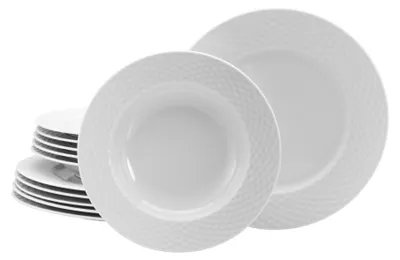 Produktbild von CreaTable, 24641, Polo Weiss, Tafelservice 12-tlg, Porzellan