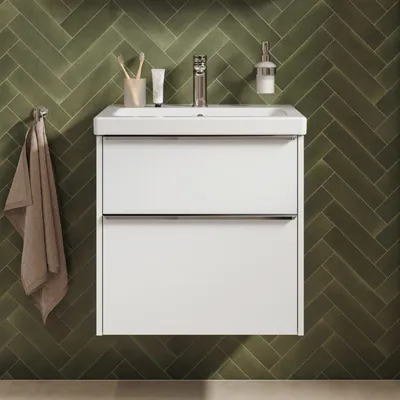 Produktbild von Duravit Joviva Keramik-Waschtisch mit Unterschrank 60 cm
