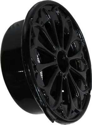 Produktbild von Lüftungsgitter LG - 150 LMA S Rund Alu Schwarz DIN 150 Zuluft Abluftgitter