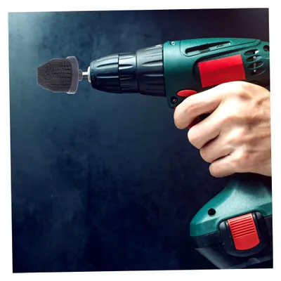 Produktbild von Reinigungsbürste mit 1/4 Zoll Griff für Bohrmaschinen – Langlebige Scheuerbürste für Bad, Dusche, Fliesen und Auto