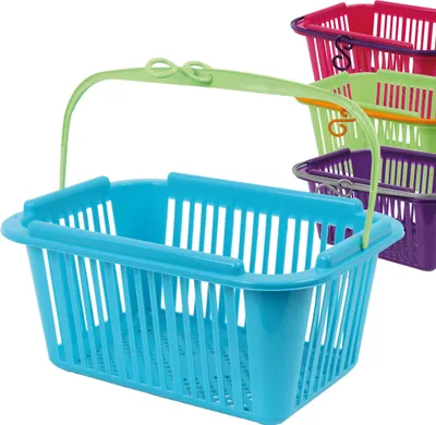 Produktbild von Centi Wäscheklammernkorb 12 x 25 x 18,5 cm Henkel Haken Polypropylen