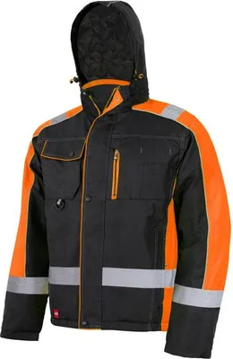 Produktbild von Classwork Winter Warnschutz-Arbeitsjacke aus Polyurethan180 g/m² Orange 2XL