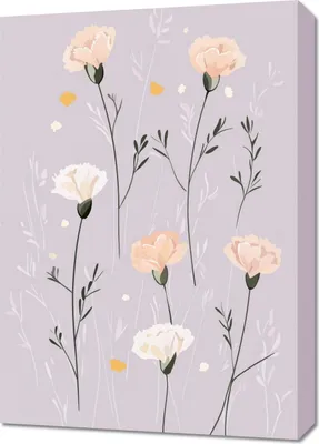 Produktbild von Bild 50x70cm Muster für Kinder, Mädchen fürs Zimmer - Blumen
