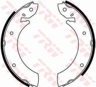 Produktbild von TRW Bremsbackensatz Trommelbremse Hinten für FORD GRANADA (GU) 229mm GS6102