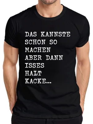 Immagine prodotto di Si può fare in questo modo, ma è una schifezza divertente dire umorismo sfacciato T-shirt da uomo, nero, XL