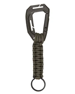 Produktbild von Schlüsselanhänger Paracord mit Karabiner oliv