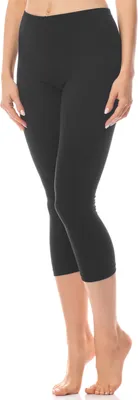 Image de Legging 3/4 en coton pour femme Antié AN60-101 (Graphite, S)