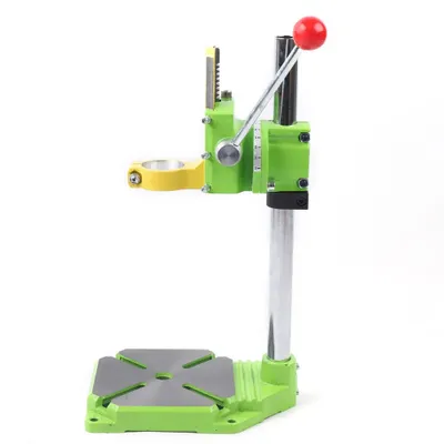 Immagine prodotto di Supporto per trapano a mano, ruotabile di 90°, regolabile in altezza, verde