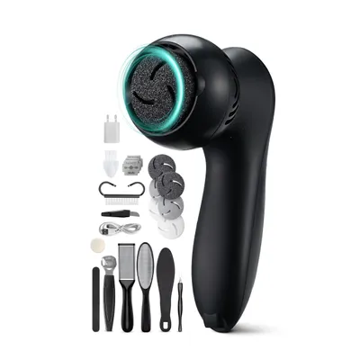 Produktbild von Vulpes Goods Elektrischer Hornhautentferner PRO, Professionelles Hornhautentferner Set, Fußfeile, USB Wiederaufladbar, Wasserdicht