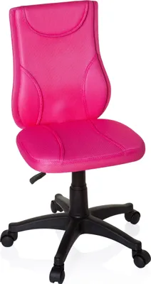 Produktbild von hjh OFFICE Kinderdrehstuhl KIDDY BASE Schreibtischstuhl für Kinder höhenverstellbar ohne Armlehnen Stoff