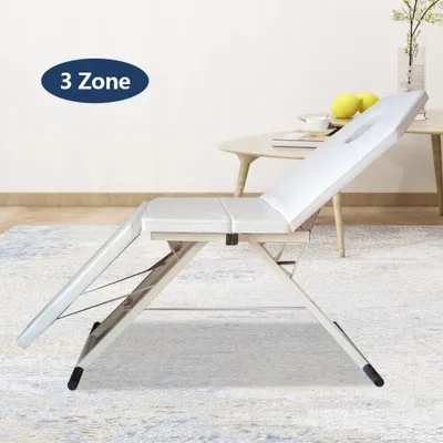 Immagine prodotto di Sedia per trattamenti - Sedia per massaggi - Sedia per estetista - Letto - Lettino estetico - Design regolabile in 3 zone
